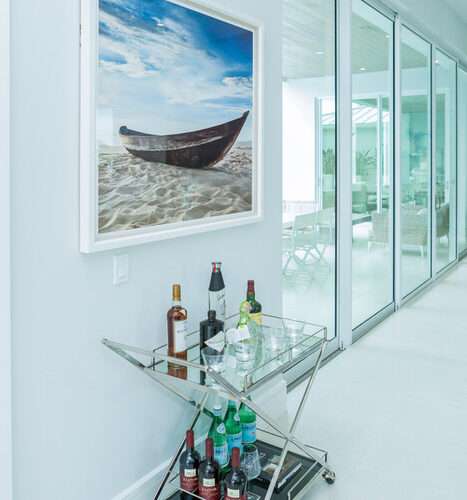 Interior design photography of Modern Boca Raton residence