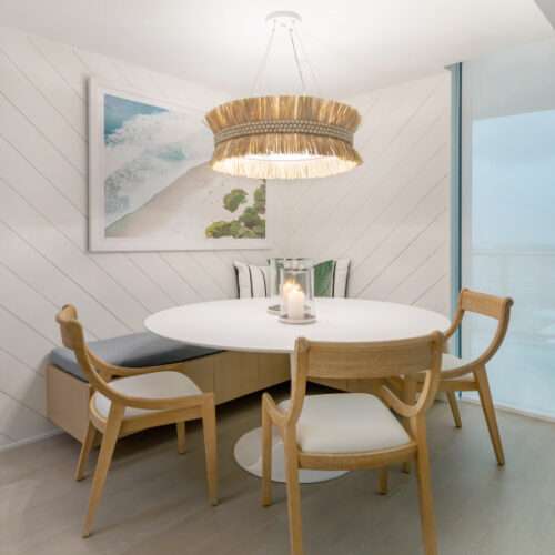 Interior design photography of Pompano Beach Sabbia Condo
